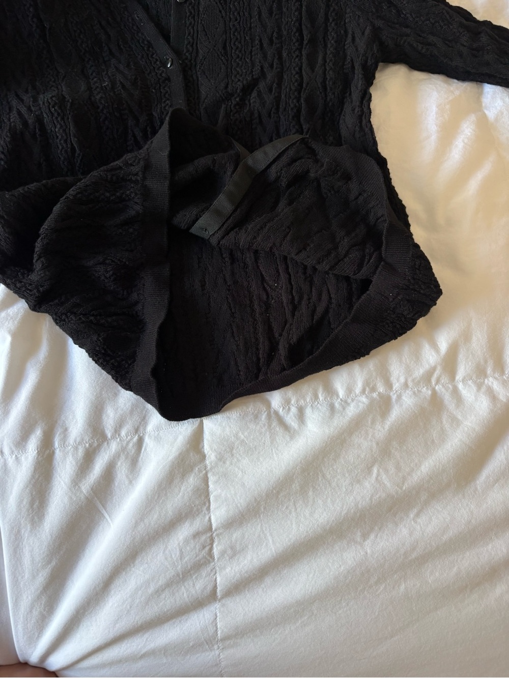Sezane Ruben cardigan sweater black M - Picture 10 of 14